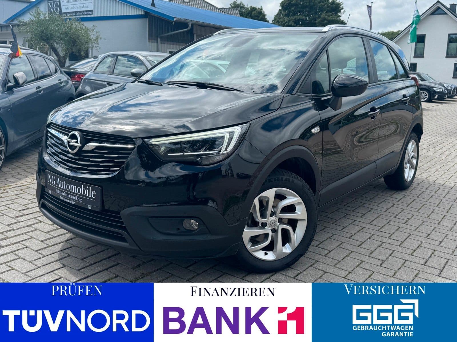 Opel Crossland X, Erstzulassung 2021, Außenansicht
