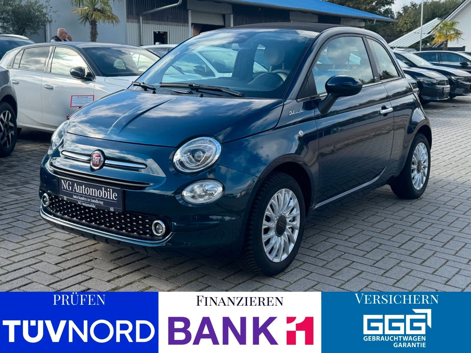 Fiat 500c, Erstzulassung 2022, Außenansicht